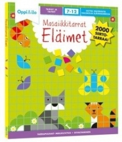 Mosaiikkitarrat Eläimet -puuhakirja 7-12 v