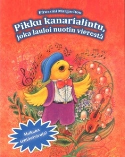 Pikku kanarialintu, joka lauloi nuotin vierestä