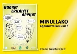 Minullako oppimisvaikeuksia?