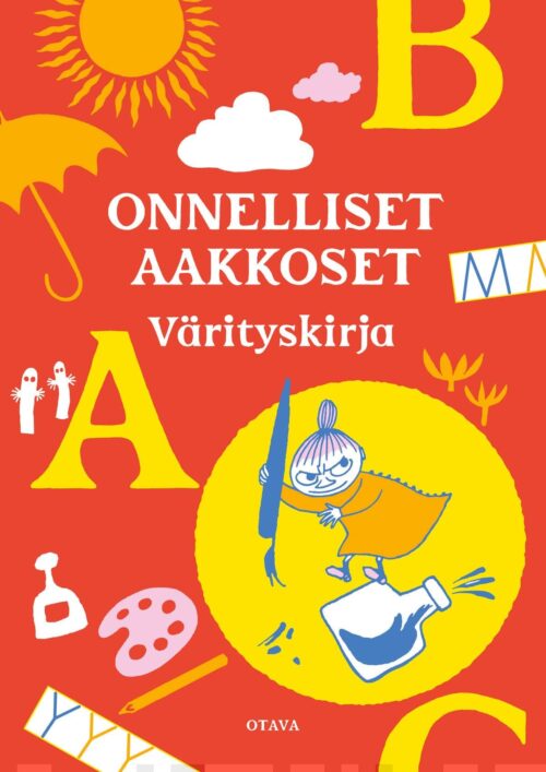 Onnelliset aakkoset värityskirja