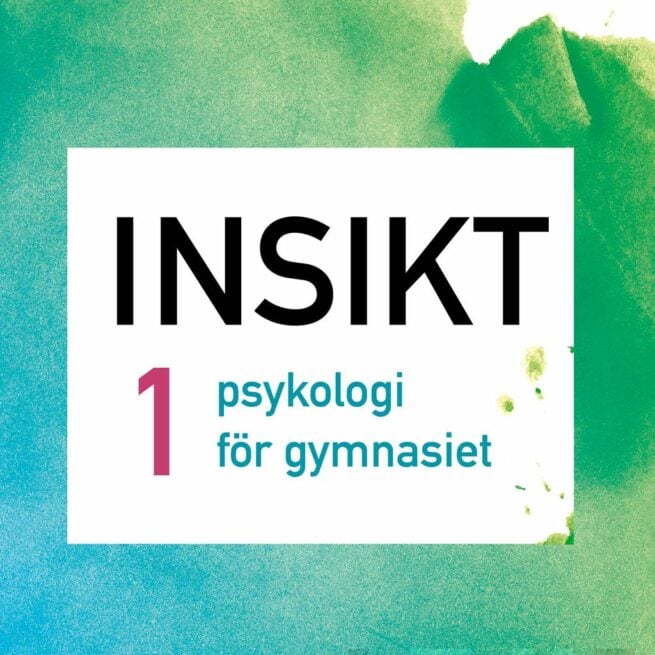 Insikt 1 psykologi för gymnasiet digibok 48 mån ONL