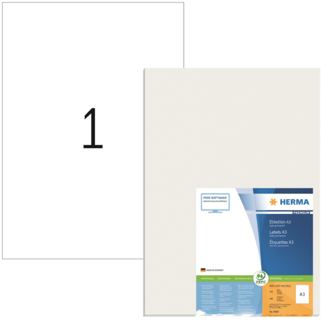 Herma 8692 premium tulostustarra A3 - Image 2