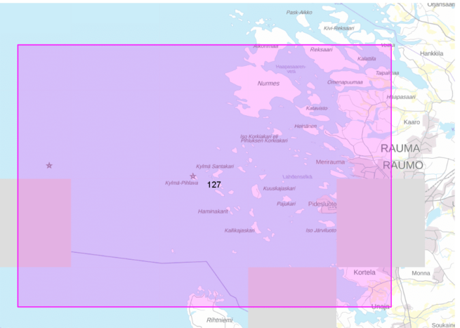 Satamakartta 127, Rauma