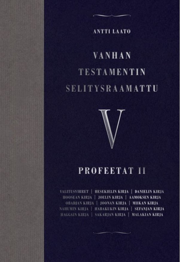 Vanhan Testamentin selitysraamattu V : johdanto Vanhan Testamentin selitysraamattu V : johdanto Suomen vanhin kirjakauppa - Vuodesta 1899