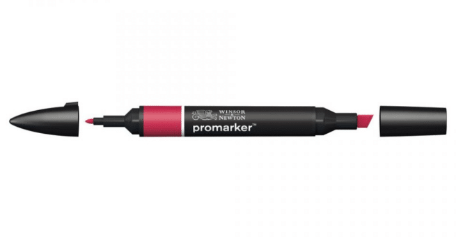 Winsor & Newton Promarker, Crimson (R445) - Image 3