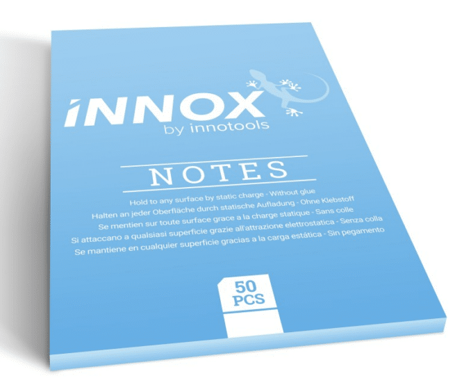 Innox Notes staattinen viestilappu A4, sininen