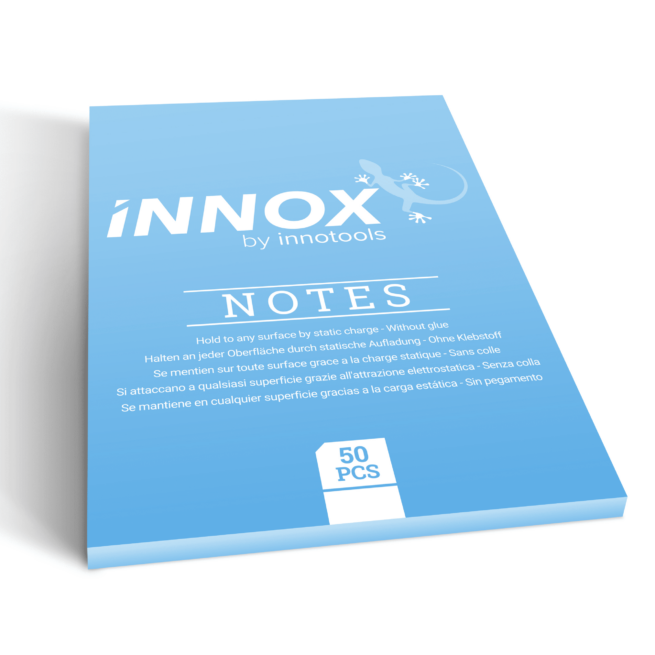 Innox Notes staattinen viestilappu A5, sininen