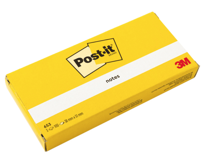 Post-it 653 viestilappu, keltainen - Image 3