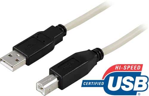 Deltaco USB laitekaapeli 3m