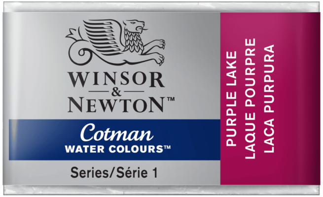 Winsor & Newton Cotman akvarellivärinappi Purple lake #544