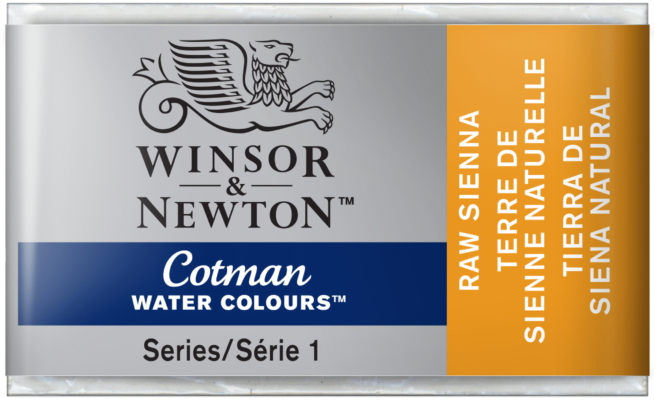 Winsor & Newton Cotman akvarellivärinappi Raw sienna #552
