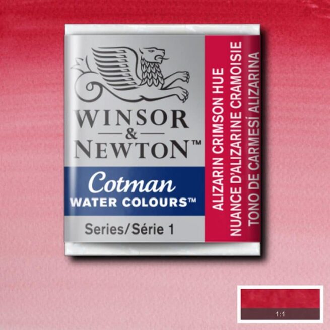 Winsor & Newton Cotman akvarellivärinappi Alizarin crimson hue #003