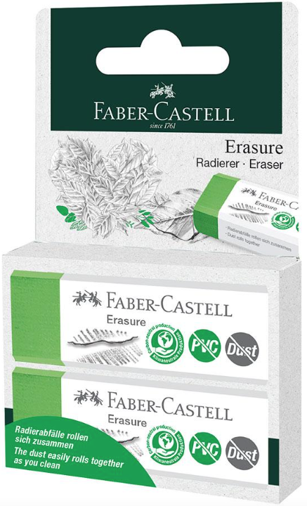 Faber-Castell Erasure pyyhemuovi, 2 kpl/pkt Faber-Castell Erasure pyyhemuovi, 2 kpl/pkt Suomen vanhin kirjakauppa - Vuodesta 1899