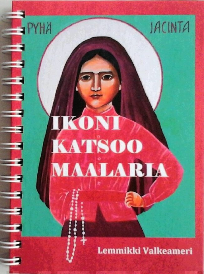 Ikoni katsoo maalaria