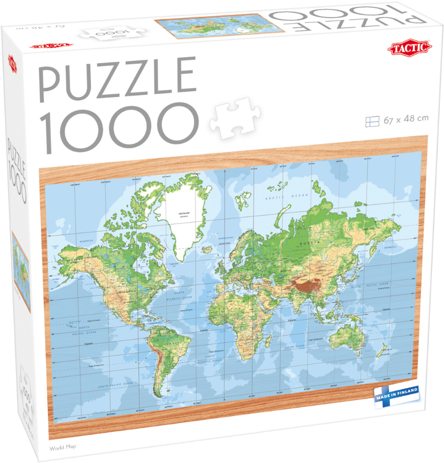 World map palapeli, 1000 palaa World map palapeli, 1000 palaa Suomen vanhin kirjakauppa - Vuodesta 1899