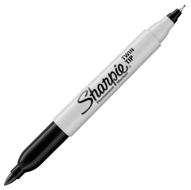 Sharpie Twin Tip merkkaustussi, musta