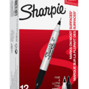 Sharpie Twin Tip merkkaustussi, musta - Image 3