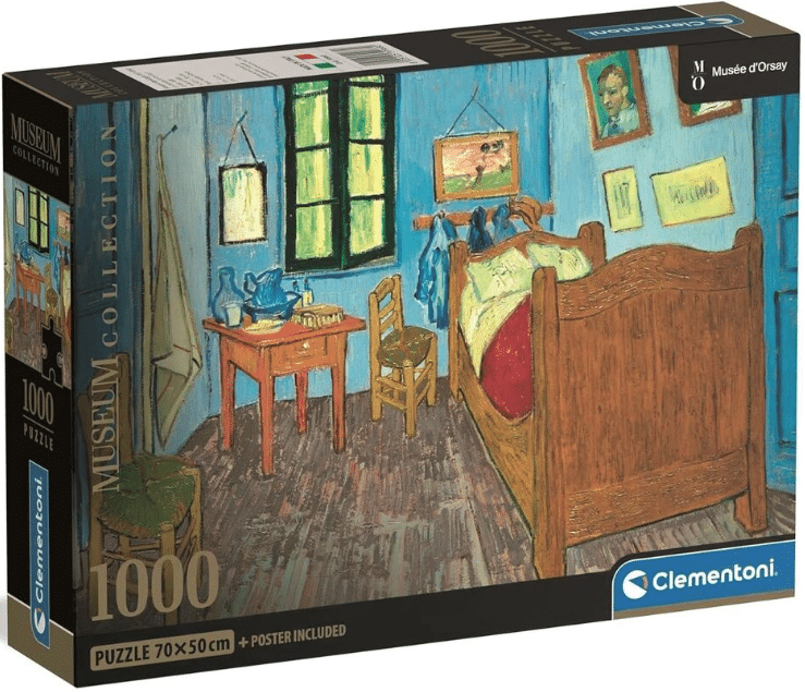 Van Gogh, Bedroom in Arles palapeli, 1000 palaa