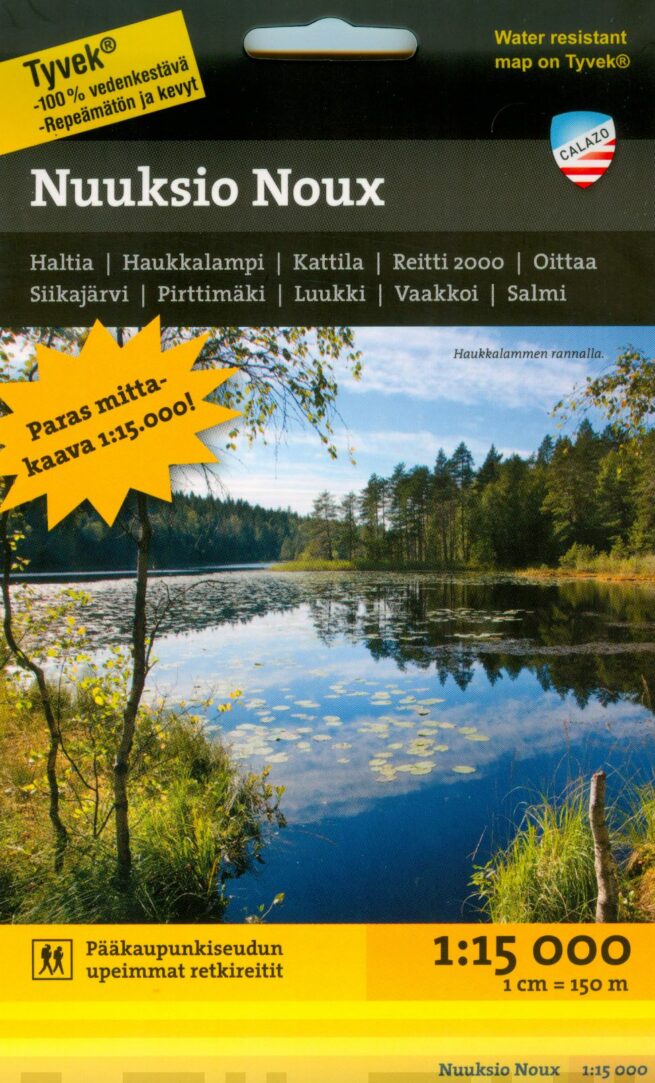 Nuuksio Noux -retkeilykartta