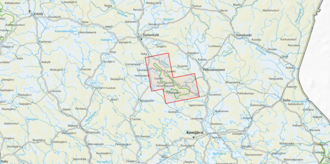 Pyhä-Luosto tunturikartta - Image 3