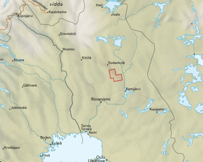 Pyhä-Luosto tunturikartta - Image 4
