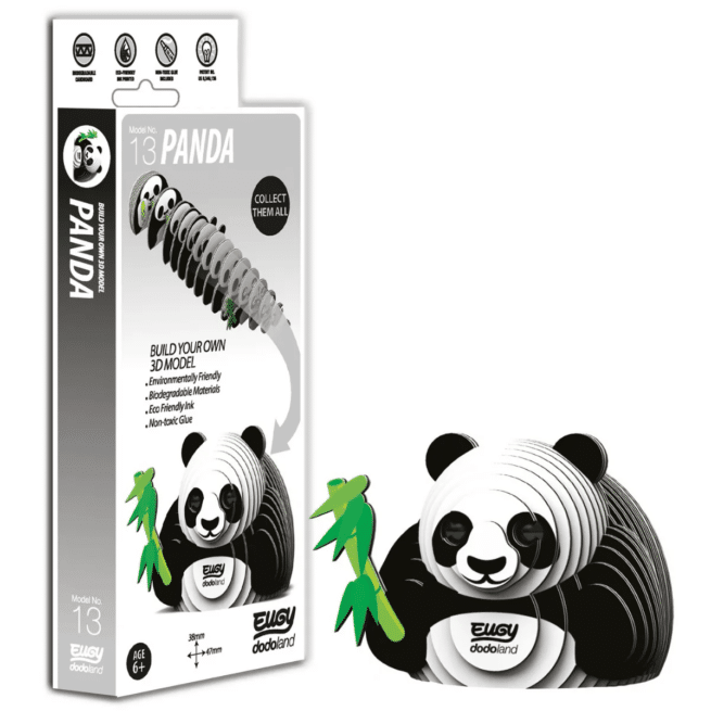 Eugy 3D puupalapeli Panda