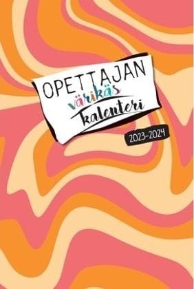 Opettajan värikäs kalenteri 2023-2024 (kierreselkä)