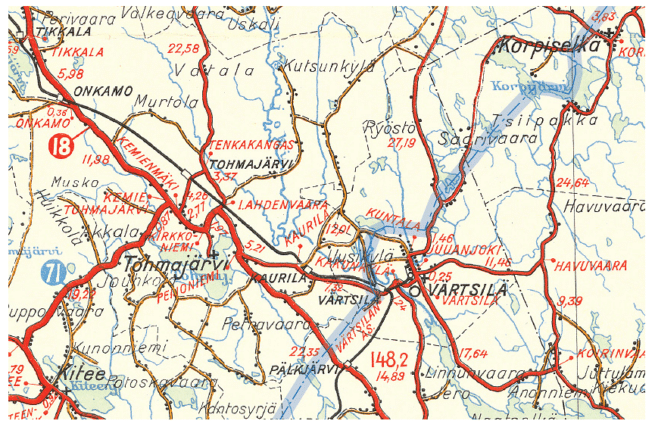 Laatokan Karjala 1938, Pohjois-Karjala ja Savo