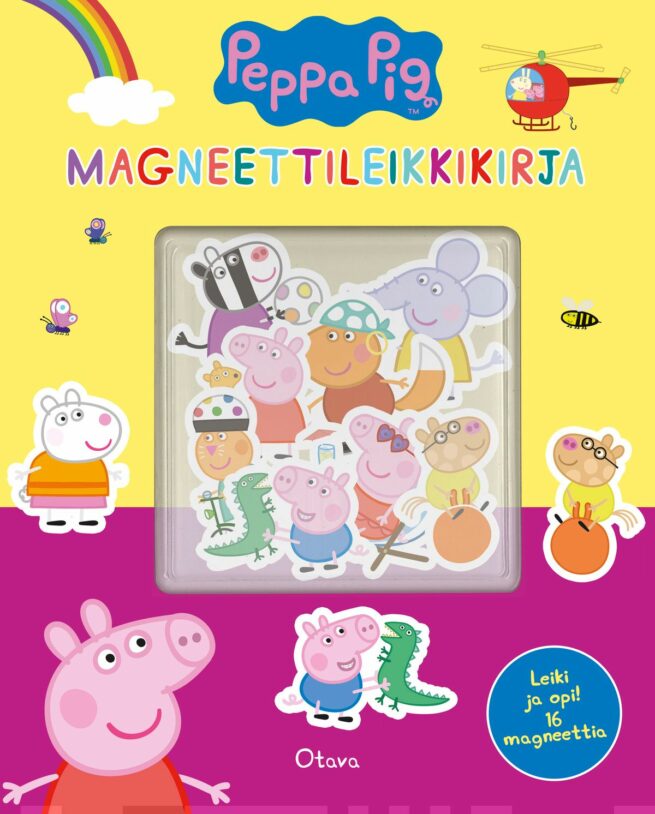Pipsa Possu magneettileikkikirja (kuvakirja + 16 magneettia)