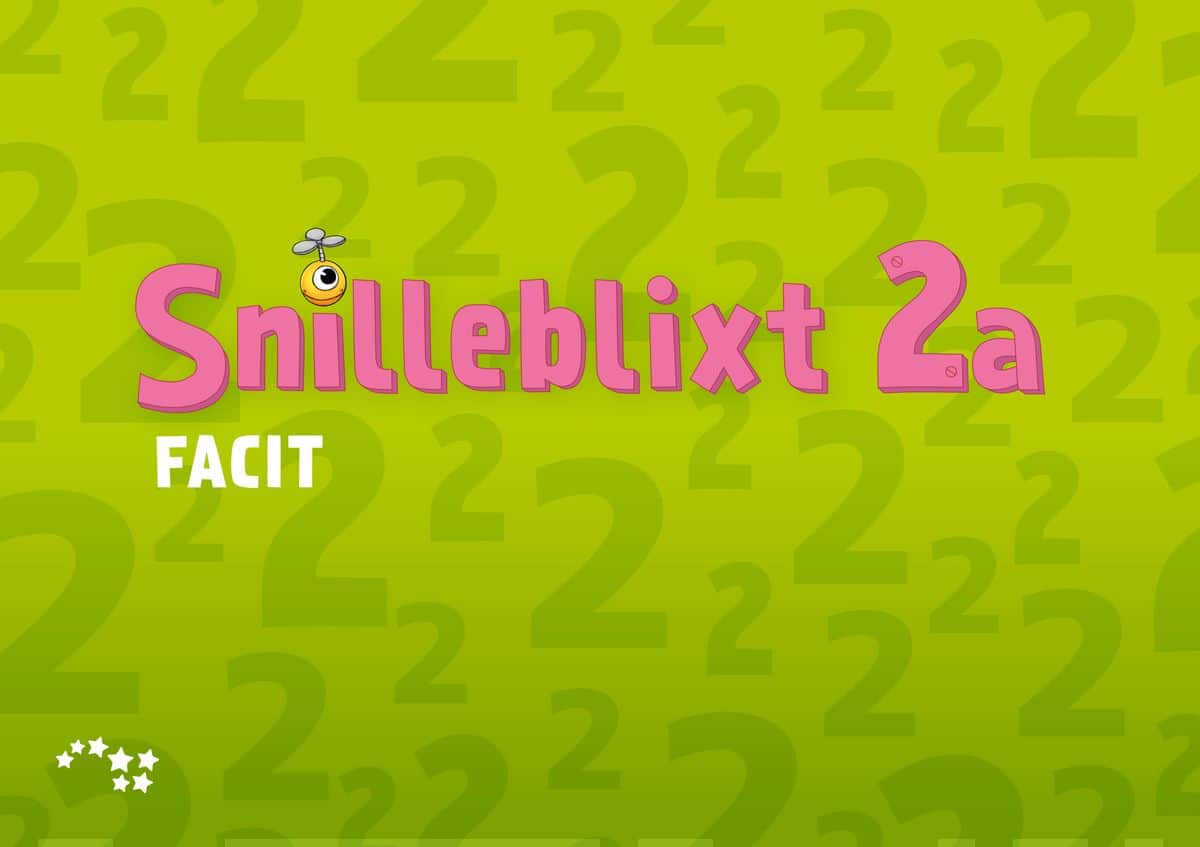 Snilleblixt 2a (LP16) facit