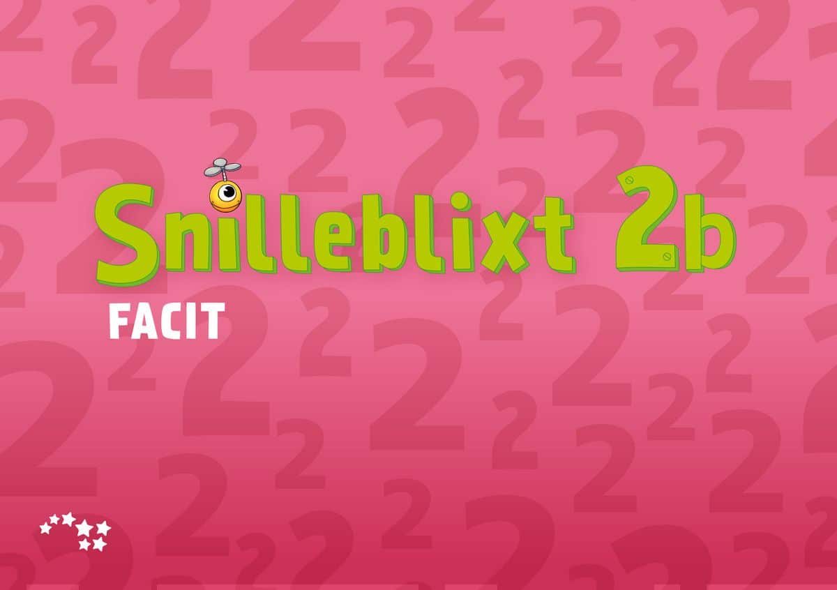 Snilleblixt 2b (LP16) facit