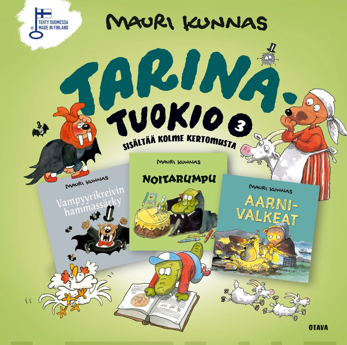 Tarinatuokio 3 (sisältää kolme kertomusta) : Vampyyrikreivin hammassärky, Noitarumpu, Aarnivalkeat