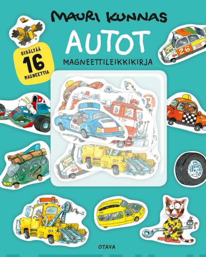 Autot magneettileikkikirja