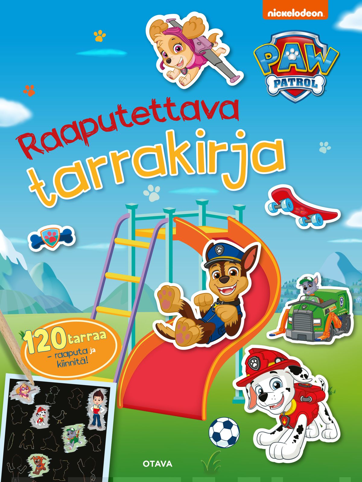 Ryhmä Hau Raaputettava tarrakirja