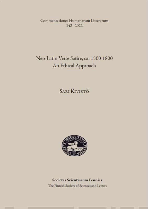 Neo-Latin verse satire, ca. 1500-1800 : an ethical approach Suomen vanhin kirjakauppa - Vuodesta 1899