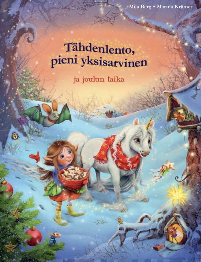 Tähdenlento, pieni yksisarvinen ja joulun taika