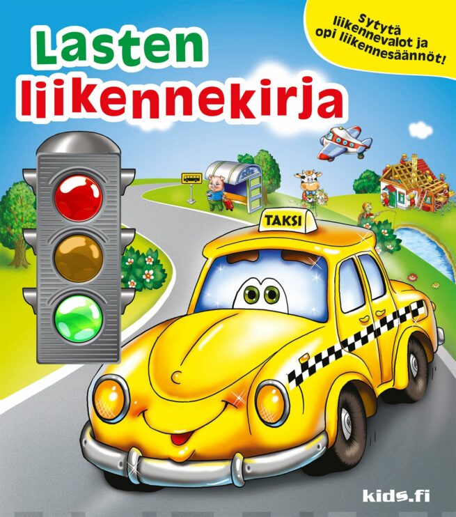 Lasten liikennekirja (painonappikirja)