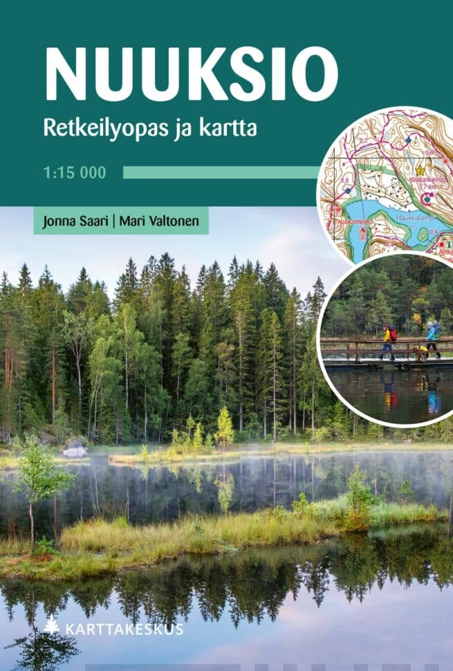 Nuuksio retkeilyopas ja kartta : 1:15000