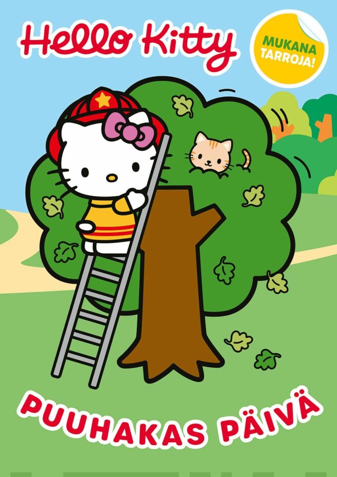 Hello Kitty Puuhakas päivä –puuhakirja (mukana tarroja)