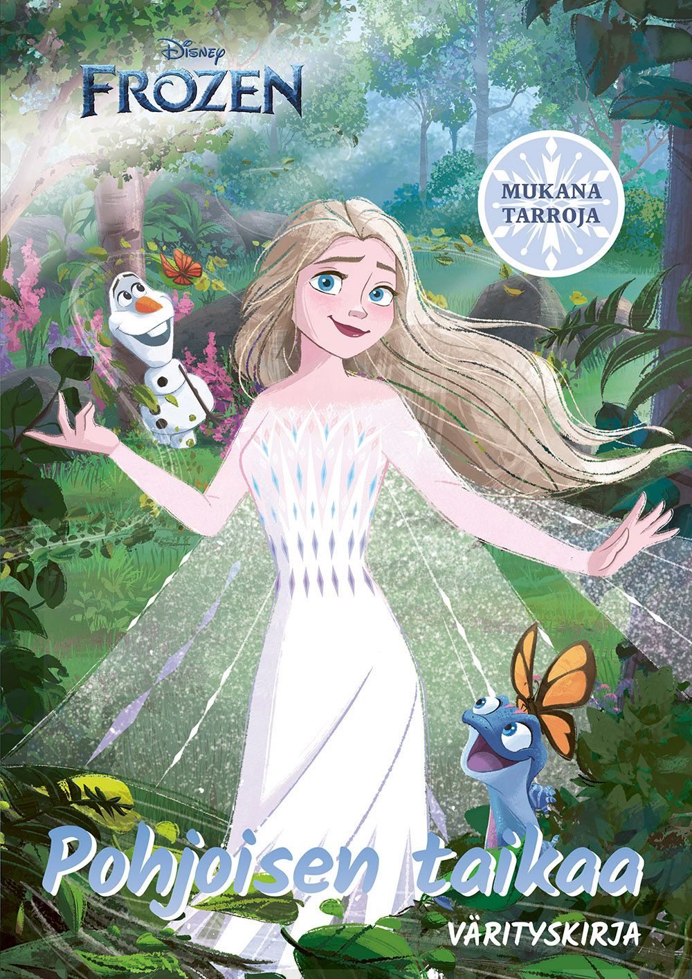 Disney Frozen 2 Pohjoisen taikaa värityskirja (sis. tarroja)