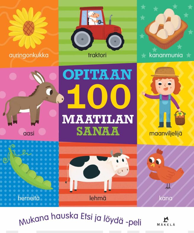 Opitaan 100 maatilan sanaa (katselukirja)