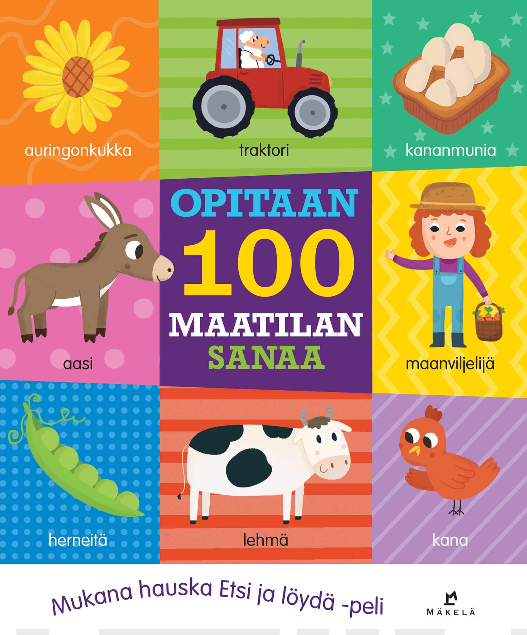 Opitaan 100 maatilan sanaa (katselukirja)