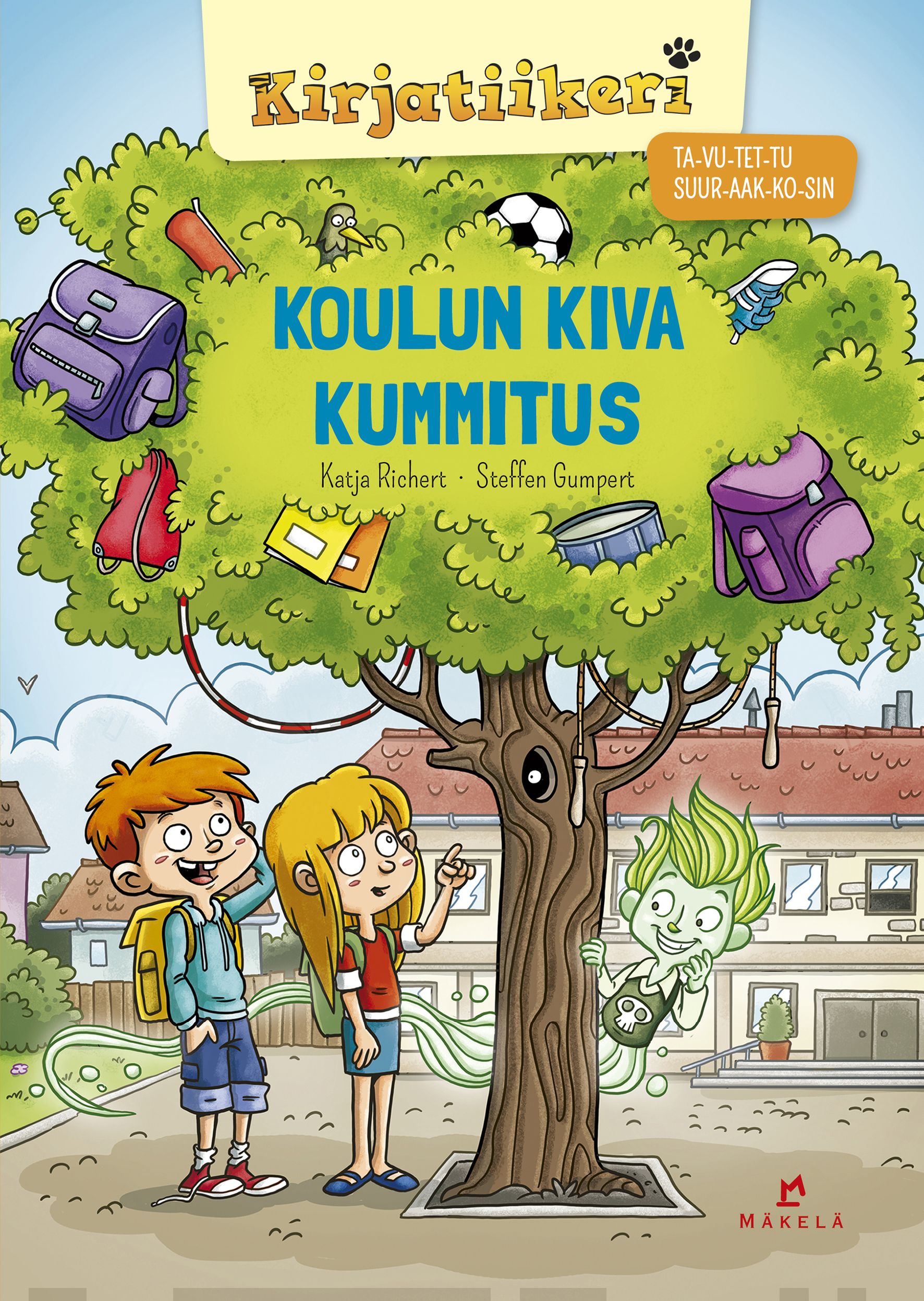Koulun kiva kummitus (TA-VU-TET-TU, SUURAAKKOSET) : Kirjatiikeri