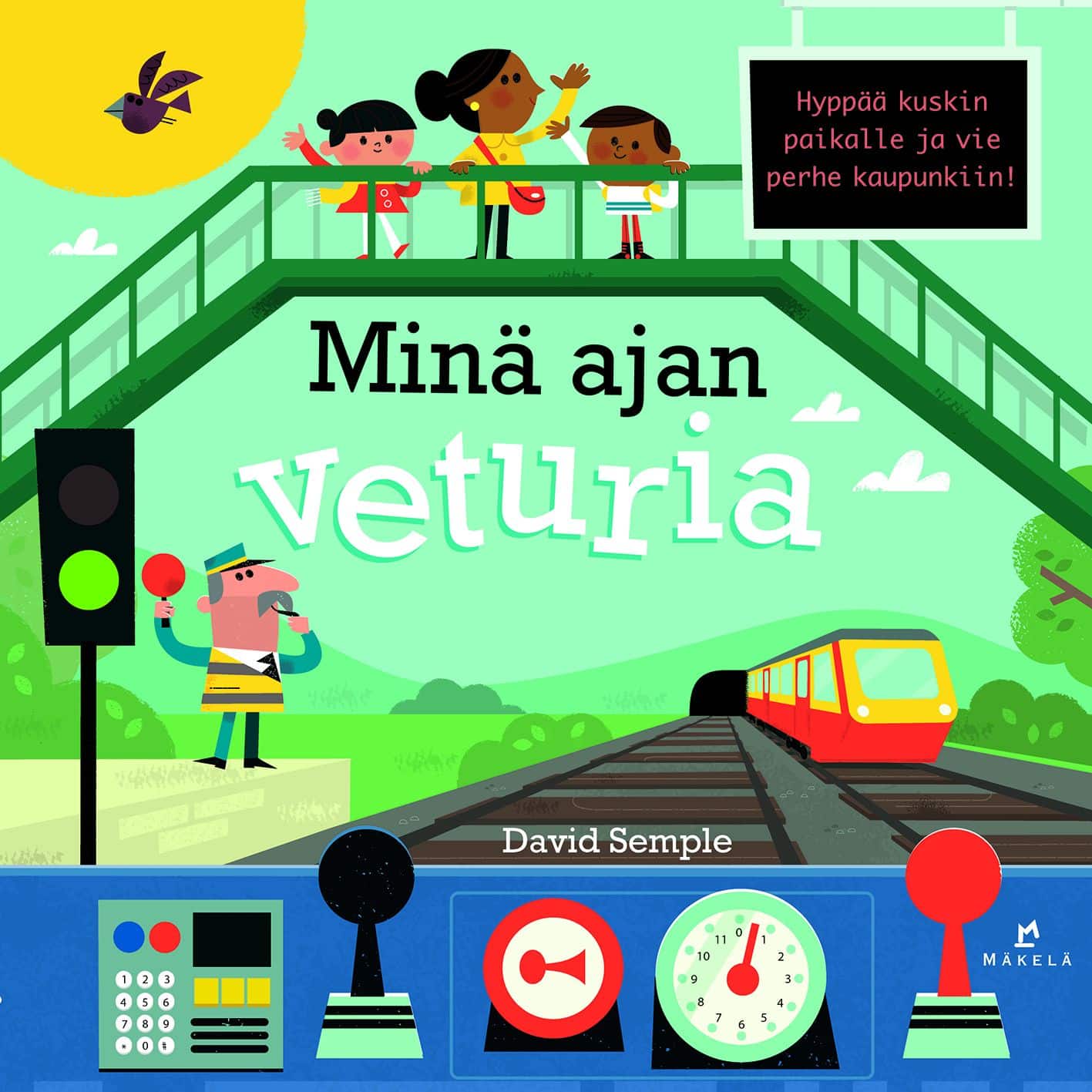 Minä ajan veturia