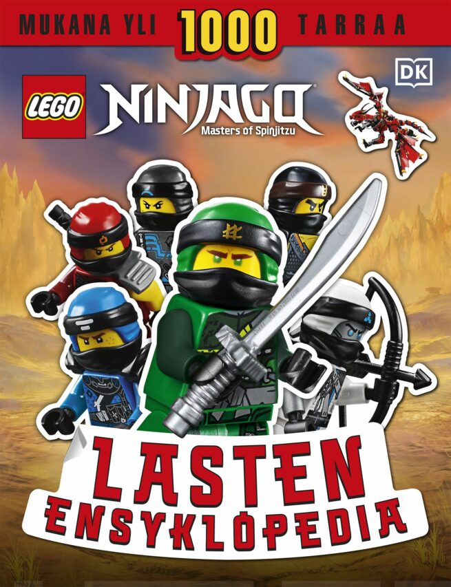 Lego Ninjago Lasten ensyklopedia (sis. tarroja) : 2022 painos