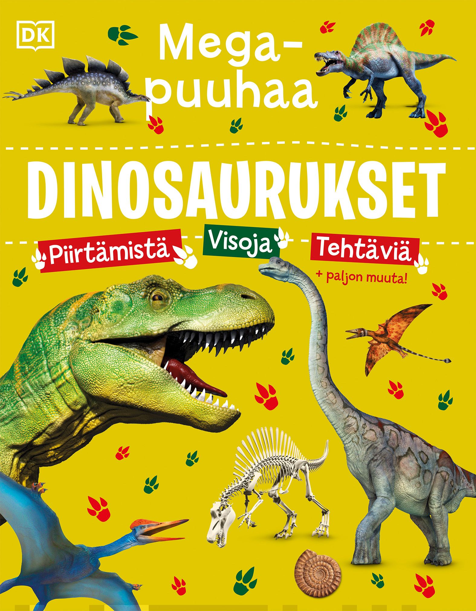 Dinosaurukset (puuhakirja, sis. tarroja) : Megapuuhaa Suomen vanhin kirjakauppa - Vuodesta 1899