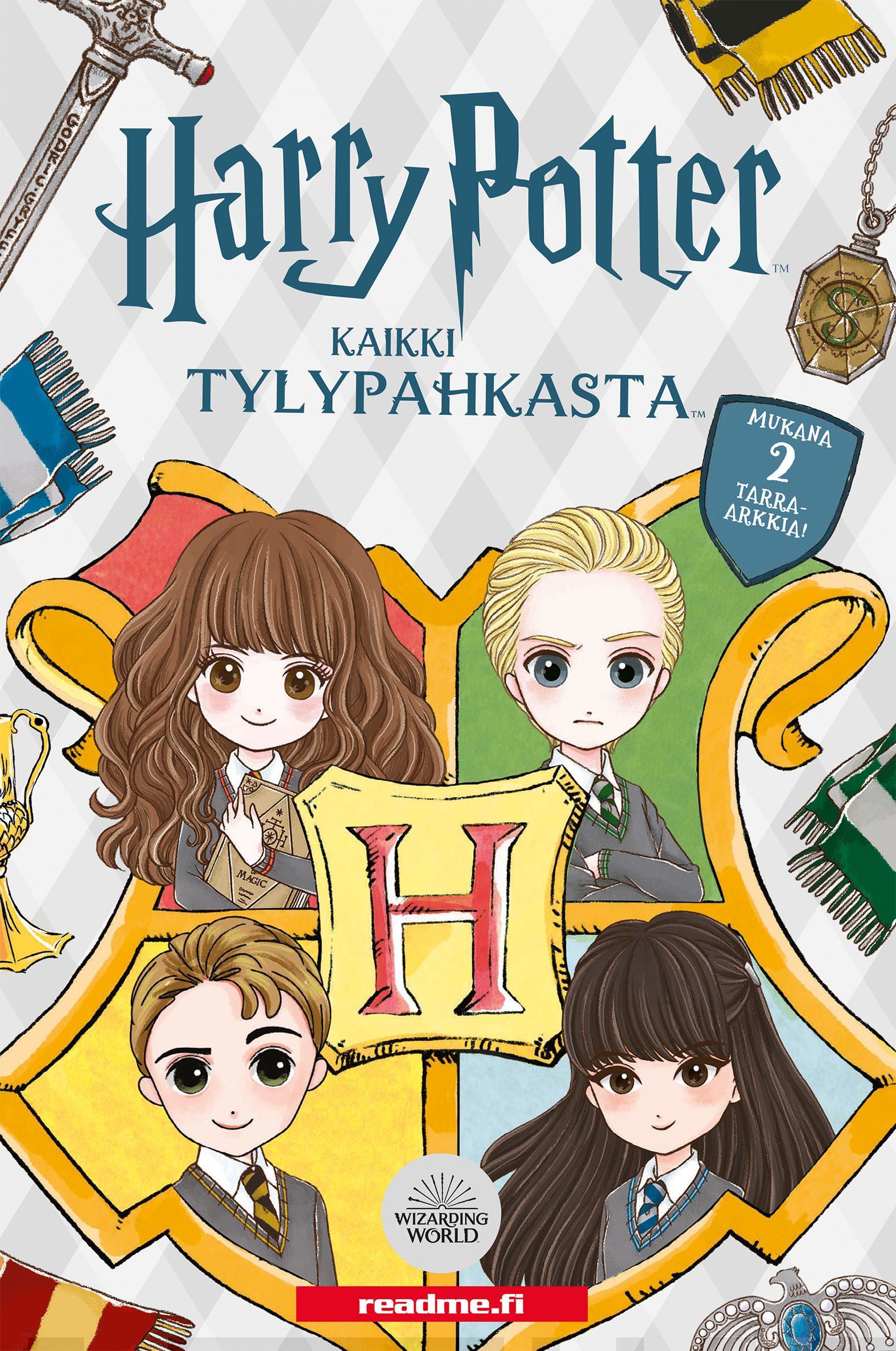 Harry Potter – kaikki Tylypahkasta (puuhakirja) : 2 tarra-arkkia