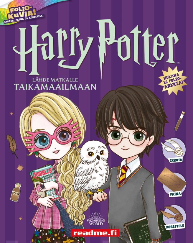 Harry Potter (täytettävä tehtäväkirja) : Lähde matkalle taikamaailmaan