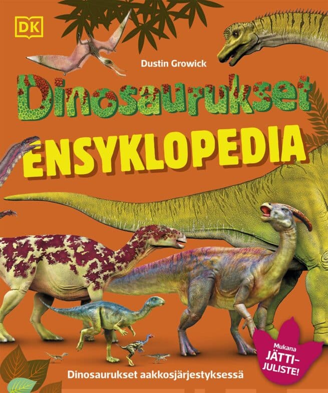 Dinosaurukset ensyklopedia 2023 painos + dinojuliste