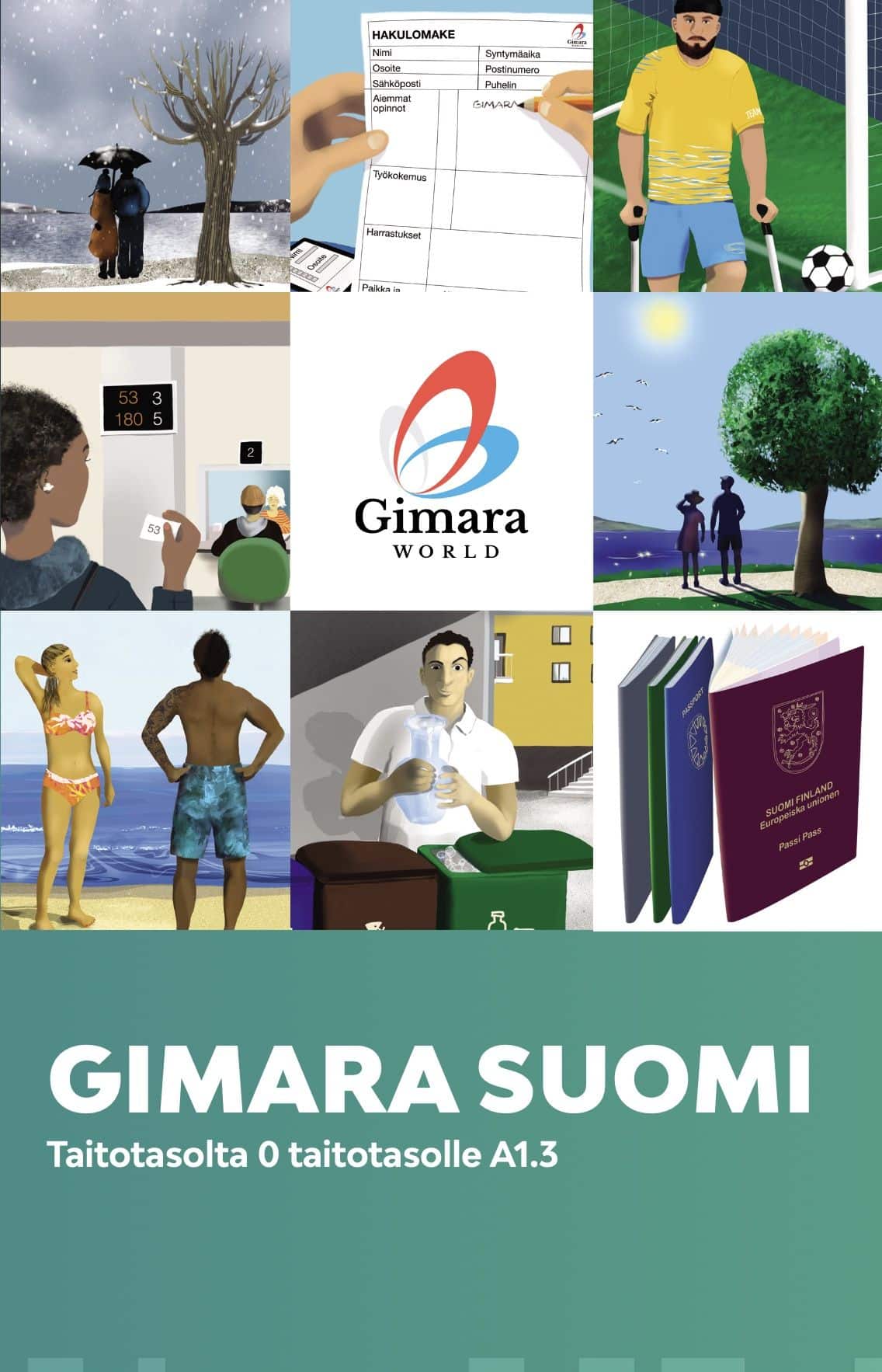 Gimara suomi : taitotasolta 0 taitotasolle A1.3